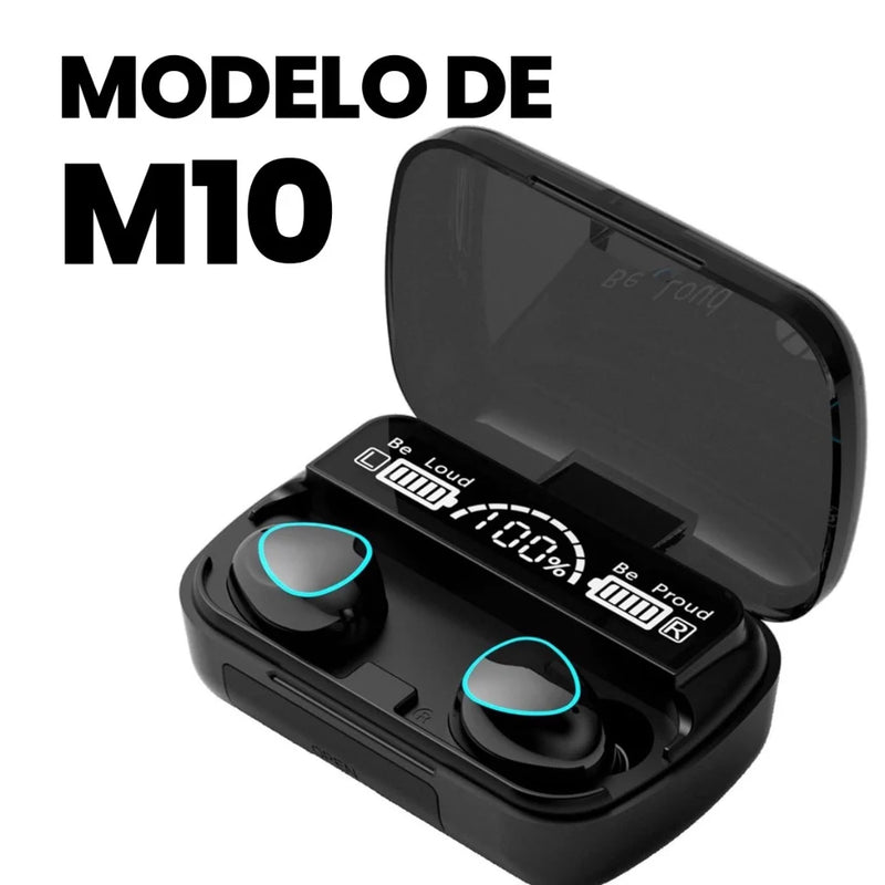 M10 Fone De Ouvido Bluetooth 5.1 Sem Fio